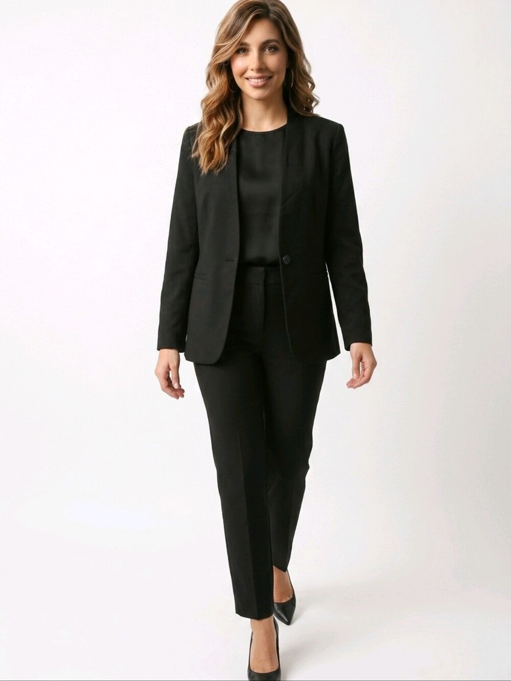Vintage "The Villager" Black Tailored Blazer
